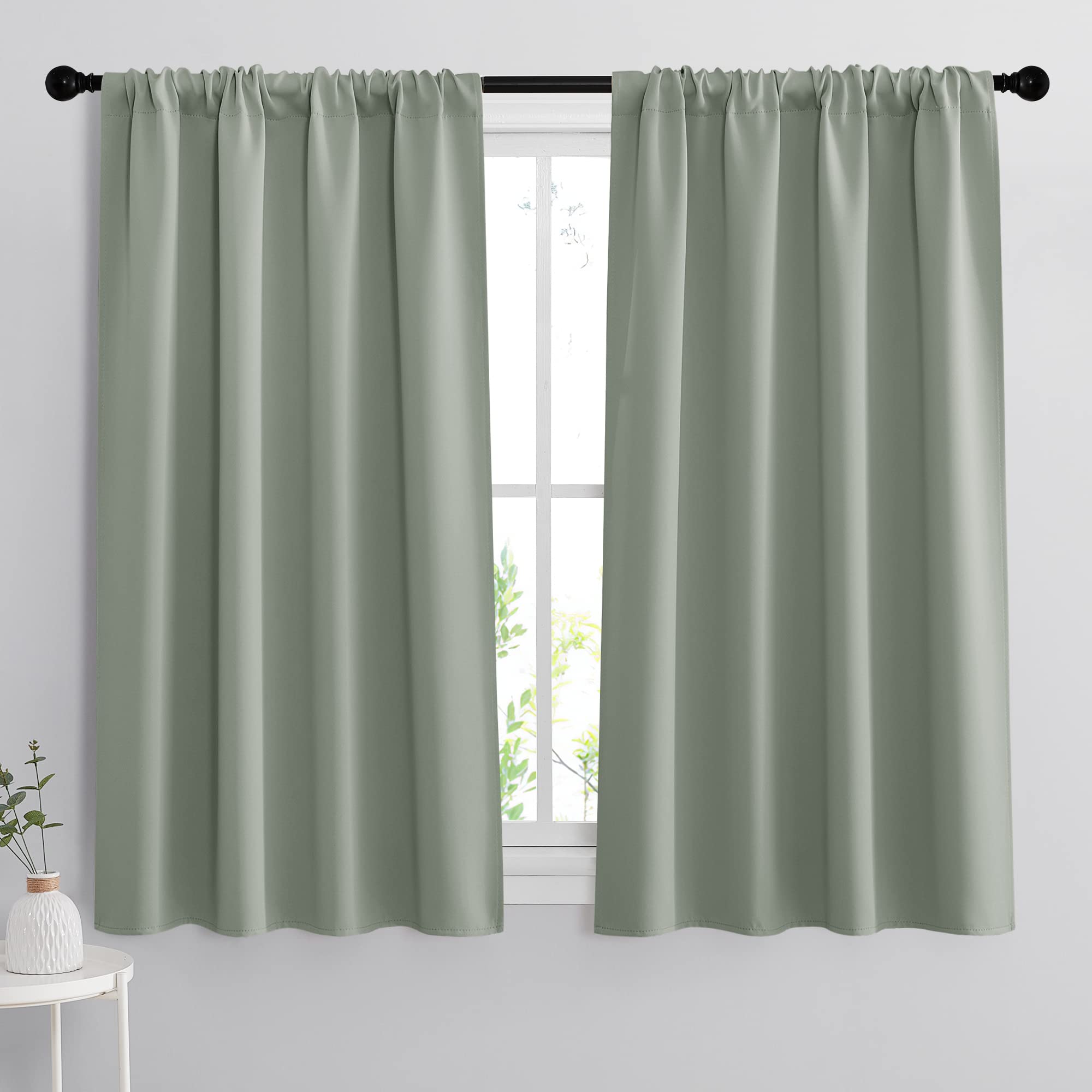 54 inch Blackout Curtains for Living Room Bedroom (2 Count)
