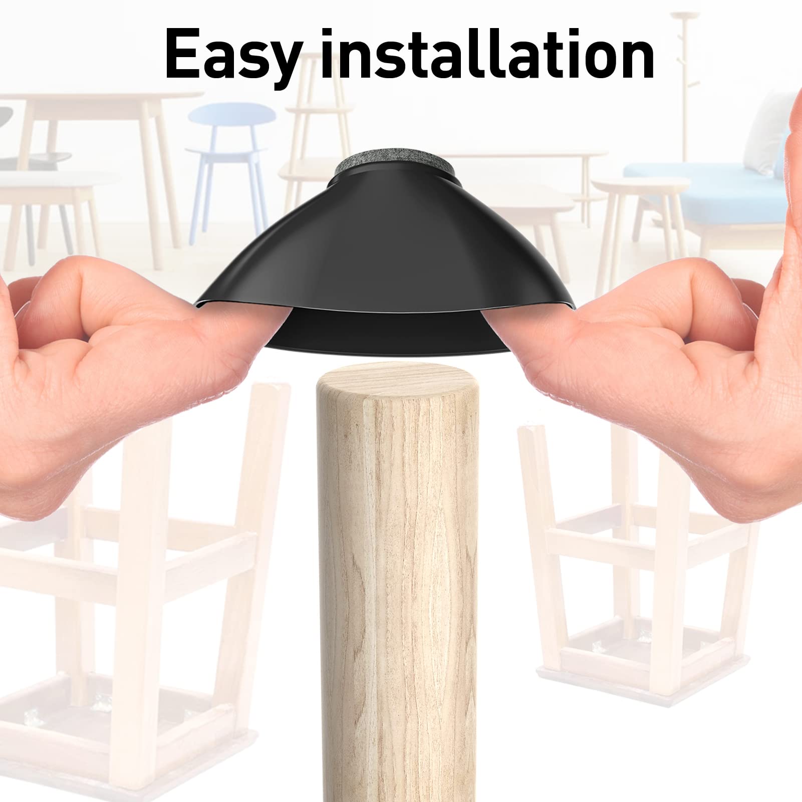 Chair Leg Floor Protectors (24 Count)
