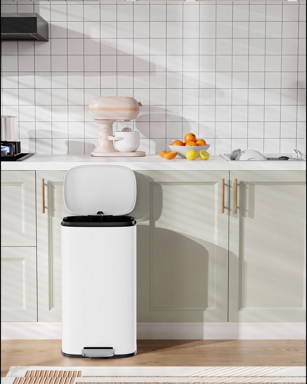13.2 Gal Step Kitchen Trash Can
