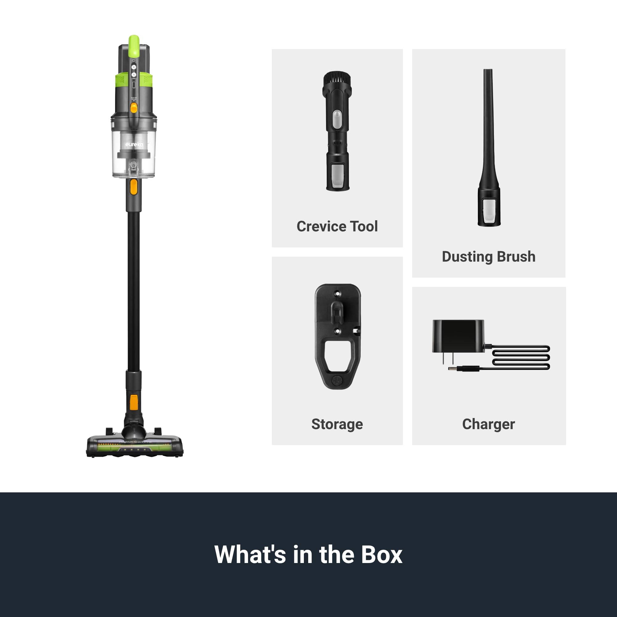 RapidClean Pro Lightweight Cordless Stick Vacuum