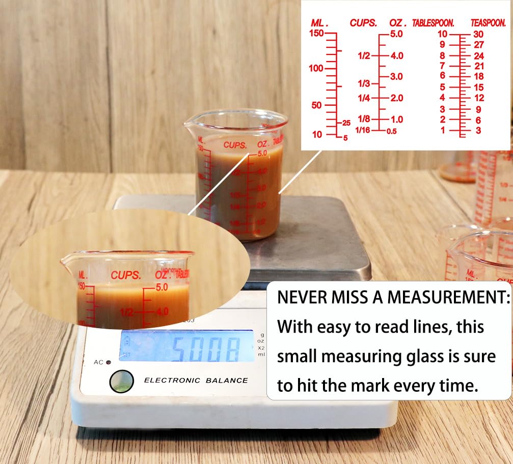 High Borosilicate Glass Measuring Cup