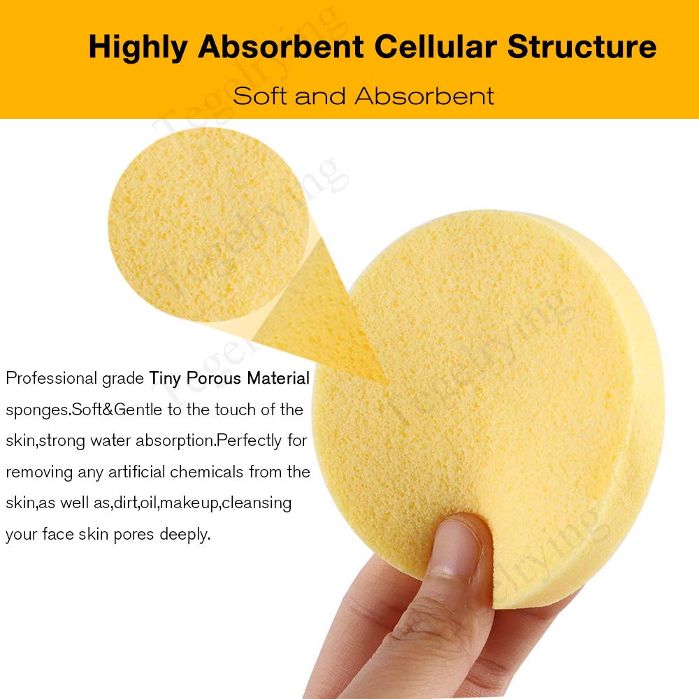 Facial Sponge Compressed (60 Count)
