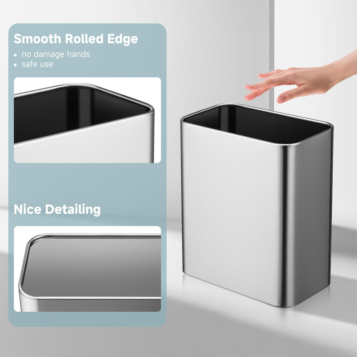 Small Bathroom Trash Can