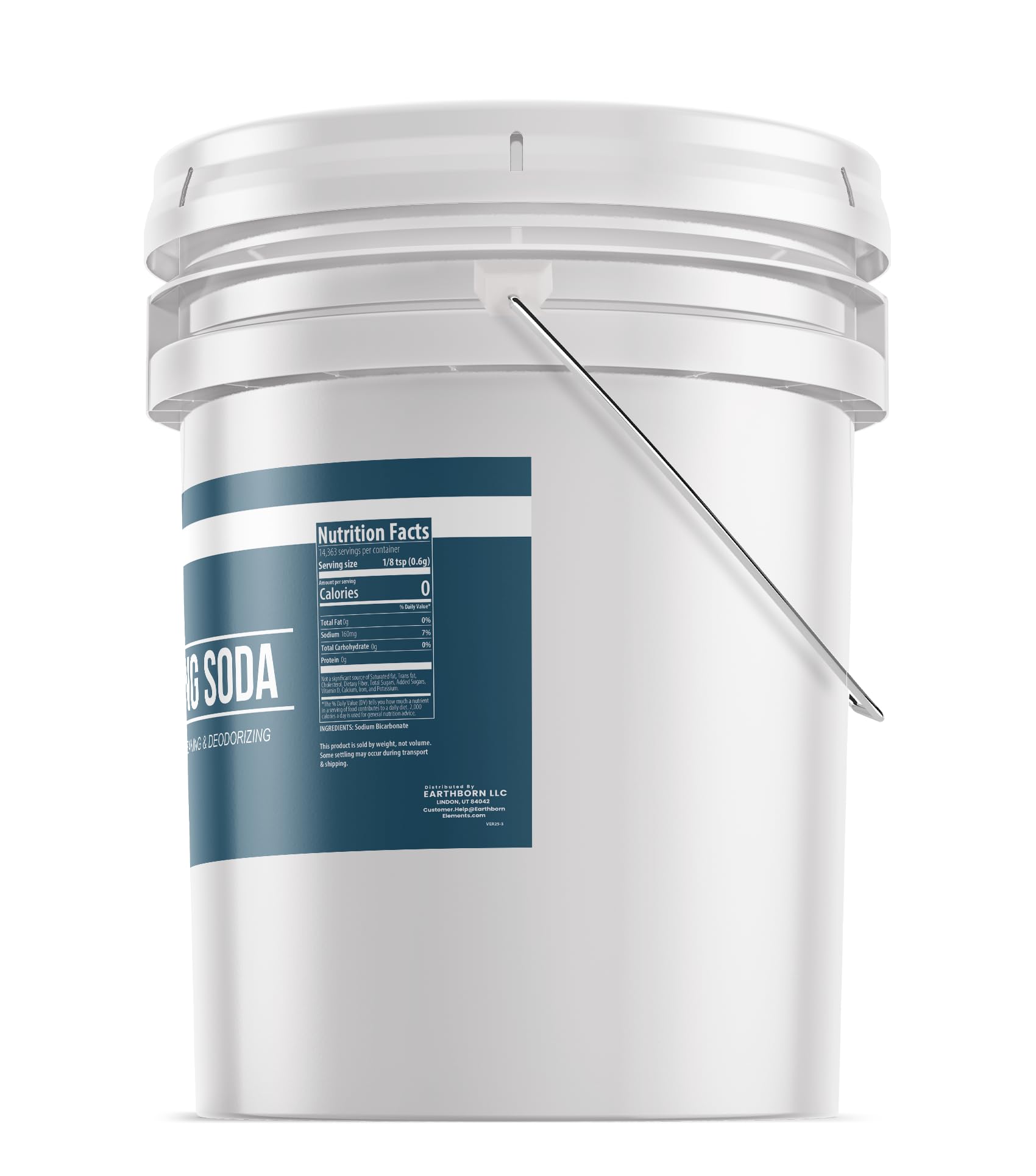 Baking Soda 2 Gallons (301.35 Ounce)