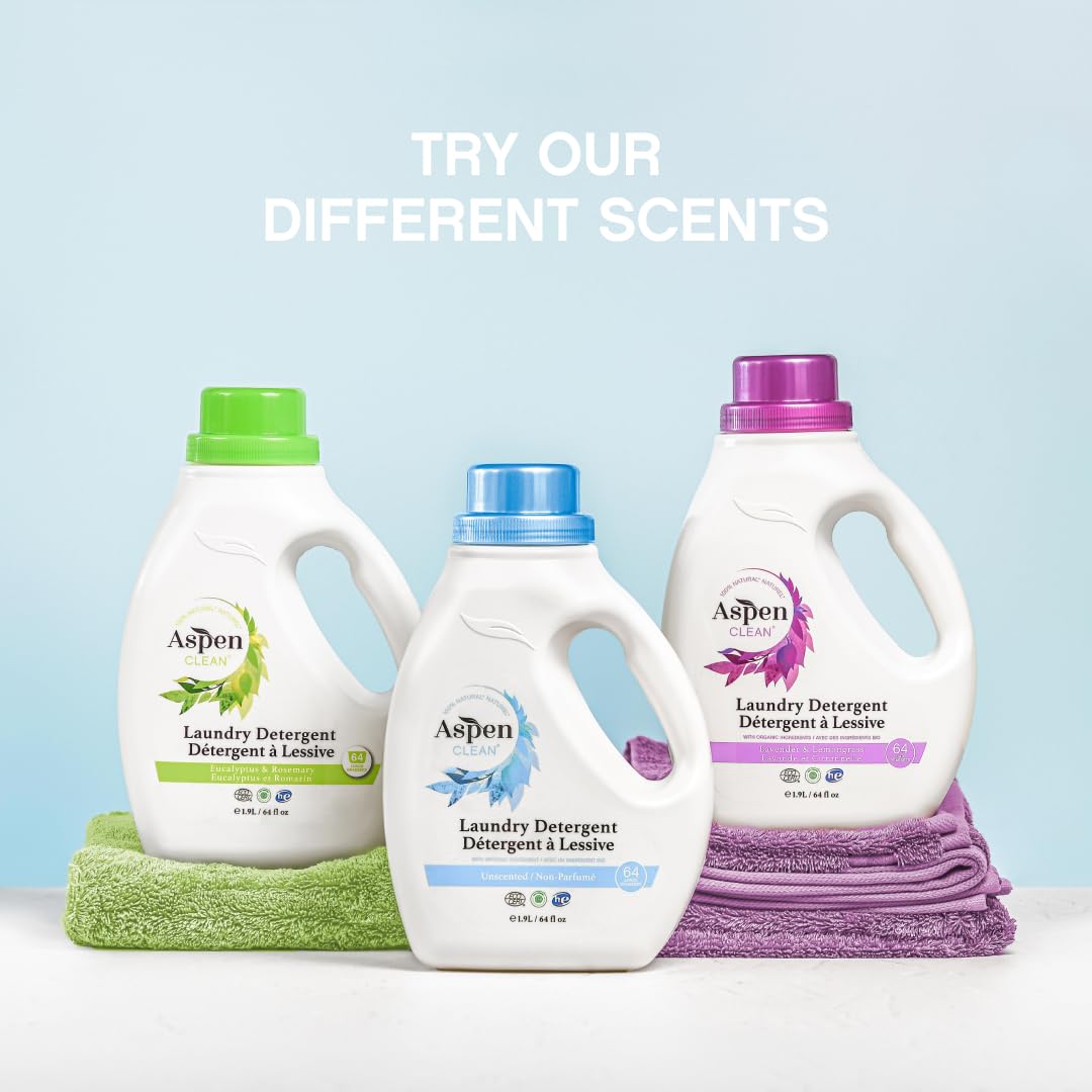 Natural Laundry Detergent Eucalyptus & Rosemary (128 Fl Oz)