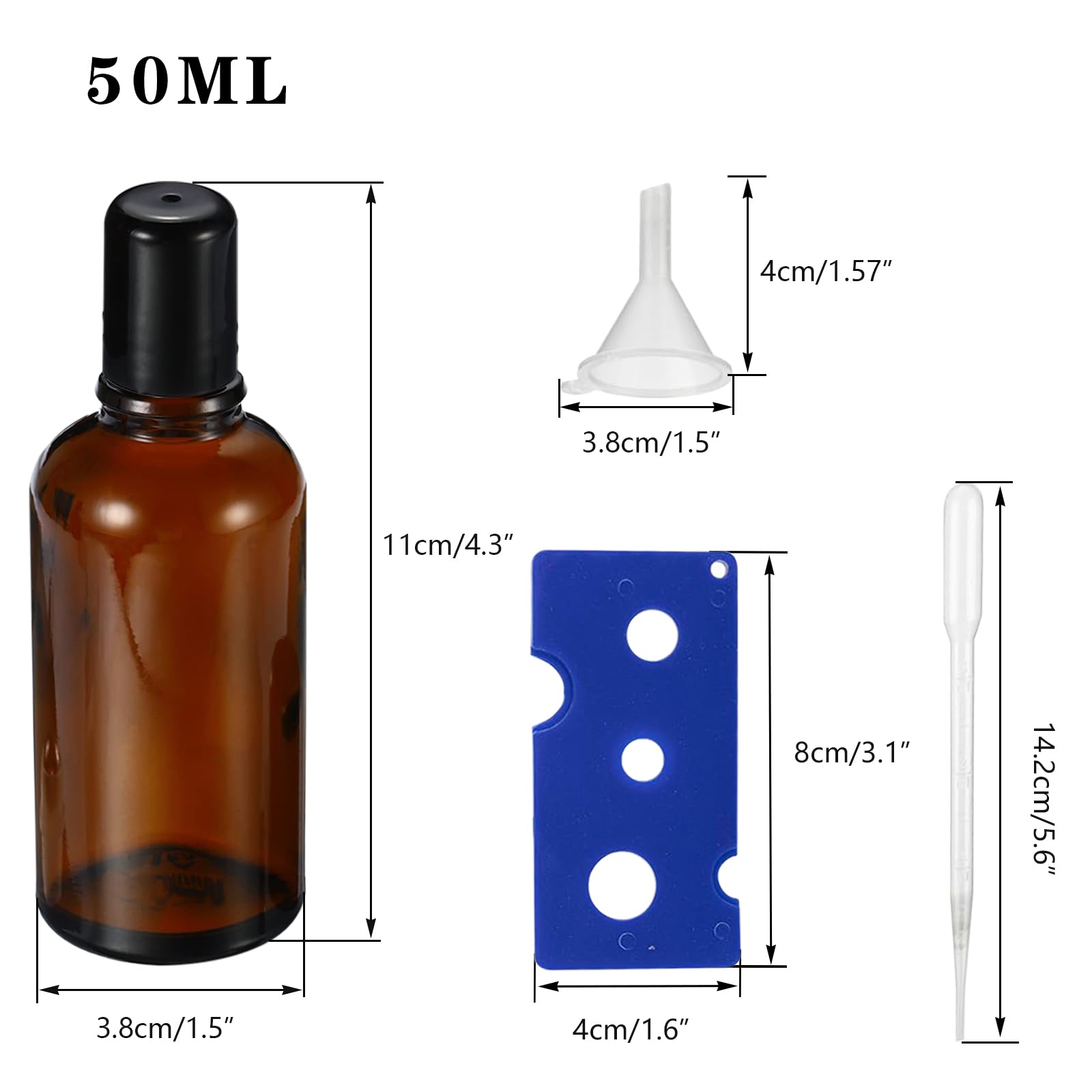 50ML Roller Bottles for Essential Oil