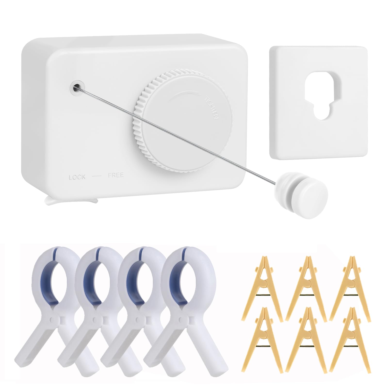 Retractable Clothesline Indoor (13.8 Foot)