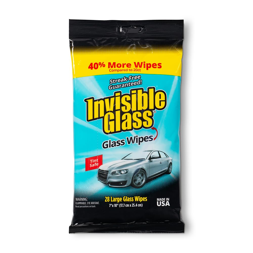 90161 Large Glass Cleaning Wipes for Streak (28 Count)