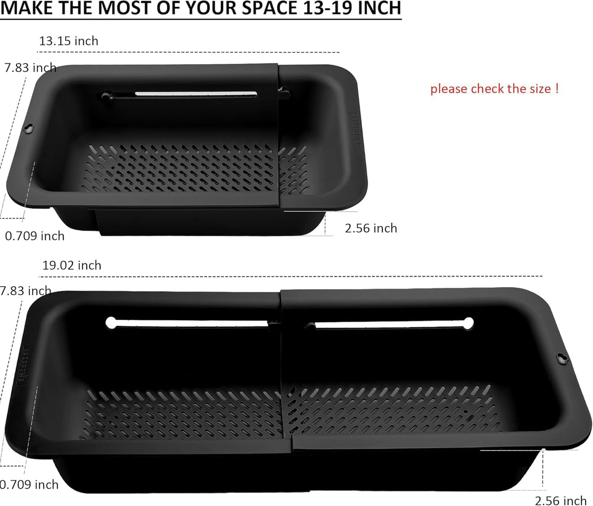 Collapsible Colander for Kitchen