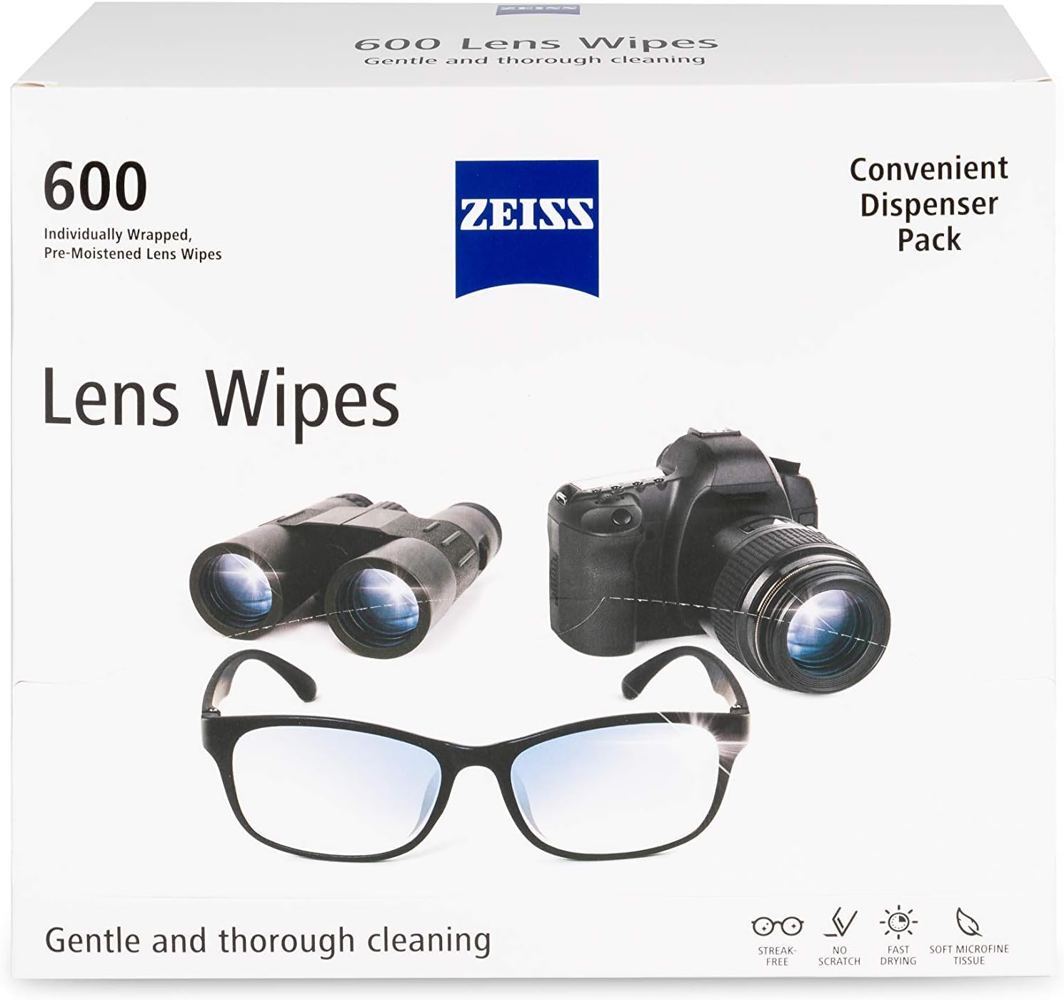 Pre Moistened Lens Cleaning Wipes (600 Count) - ModHome Supplies