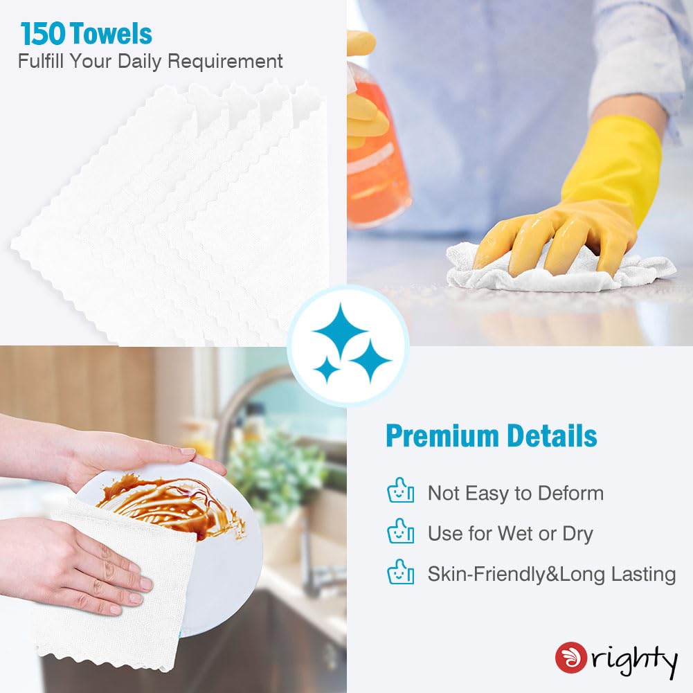 Microfiber Cleaning Cloth Bulk (150 Count)