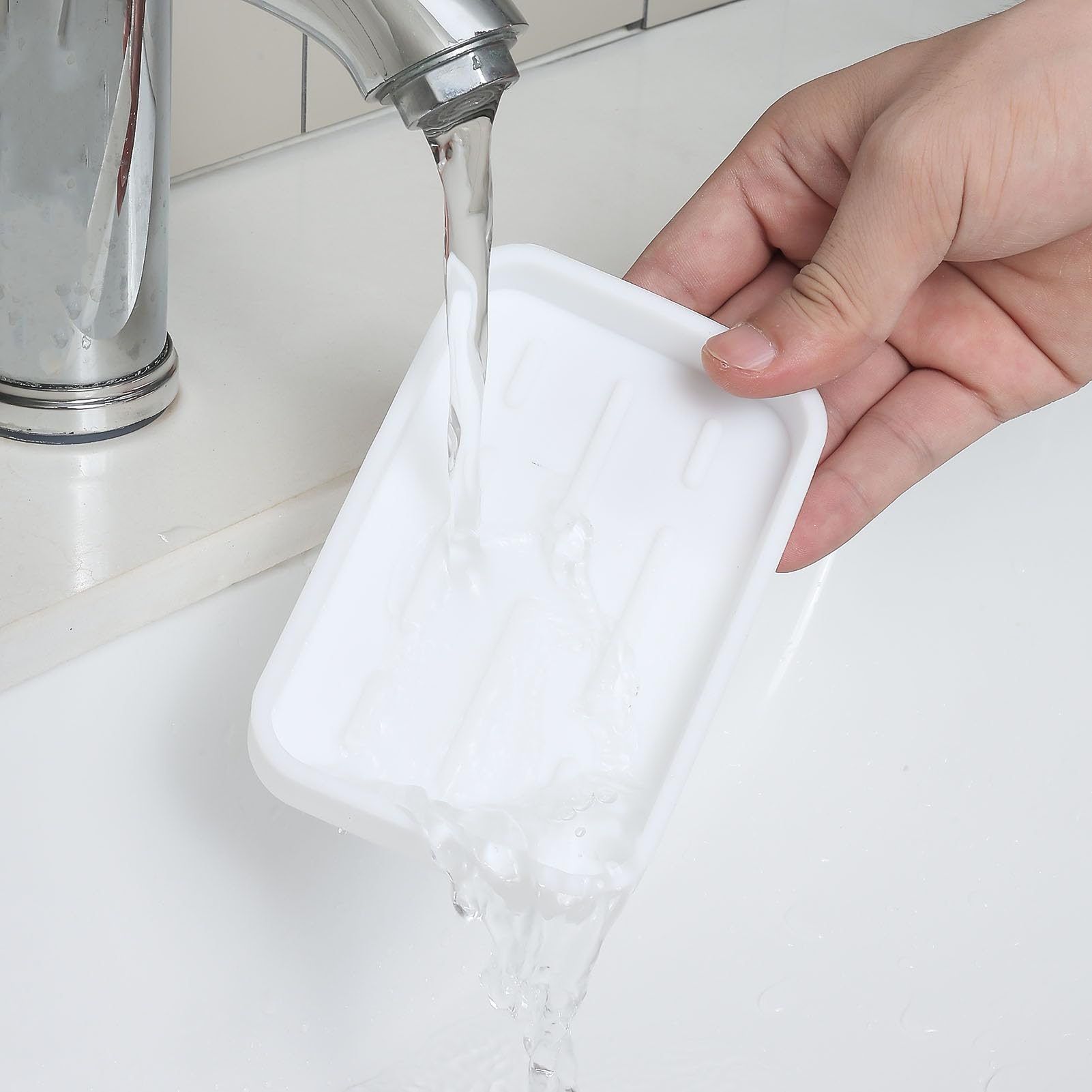 Silicone Kitchen Sink Organizer Tray for Multiple Usage