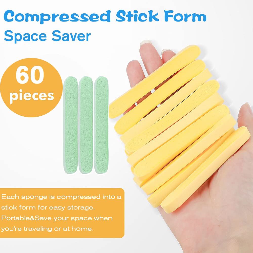 Facial Sponge Compressed (60 Count)
