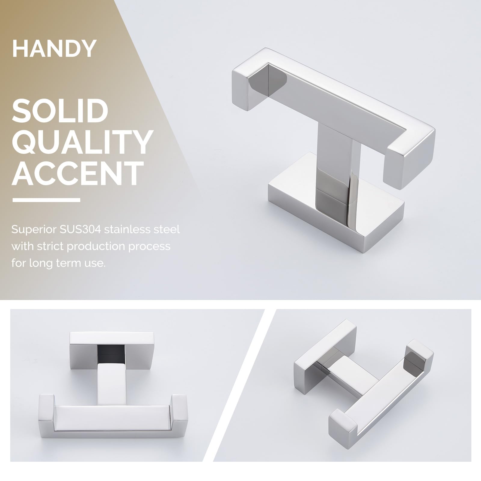 Bathroom Towel Double Hook
