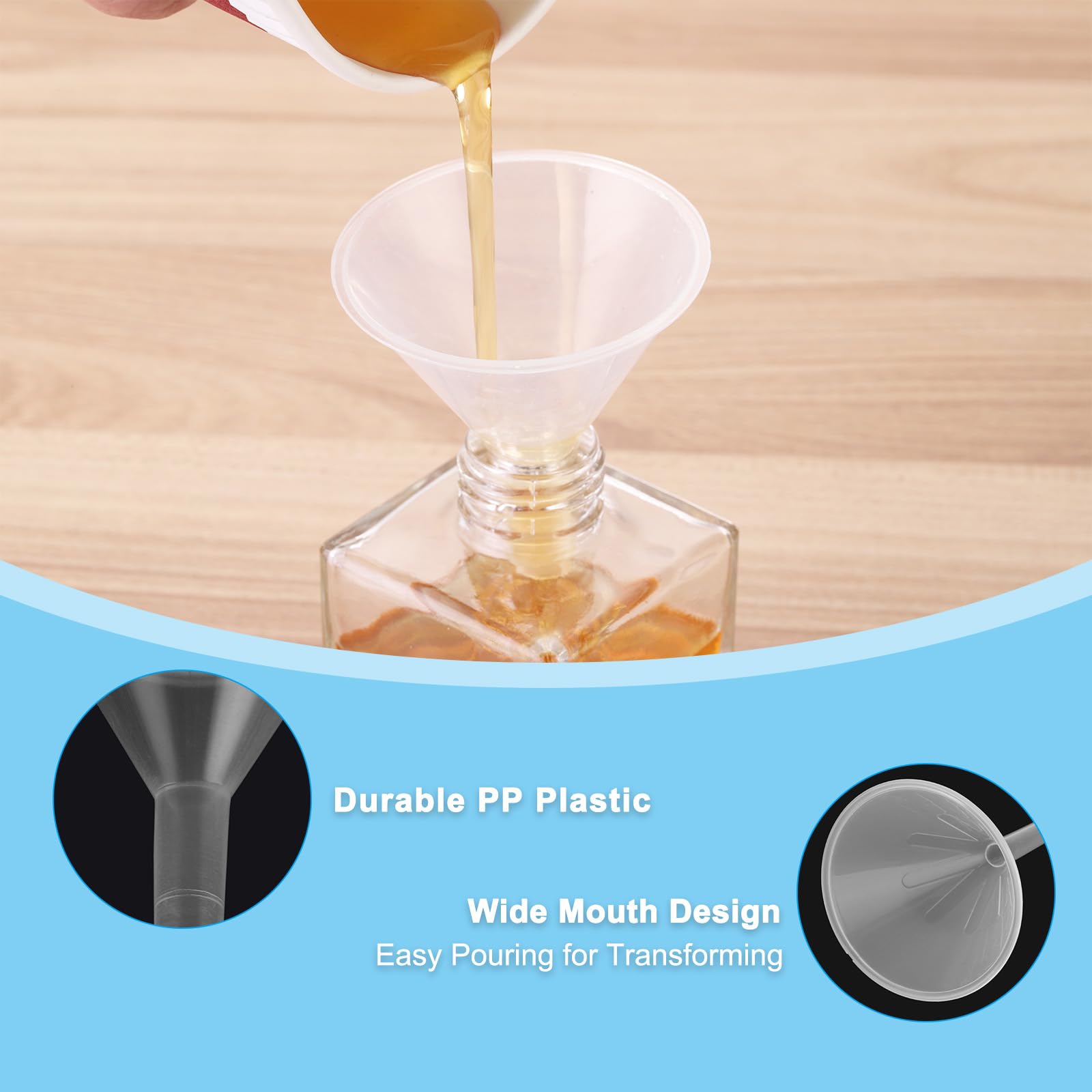 3.5 Inch Clear Plastic Funnel