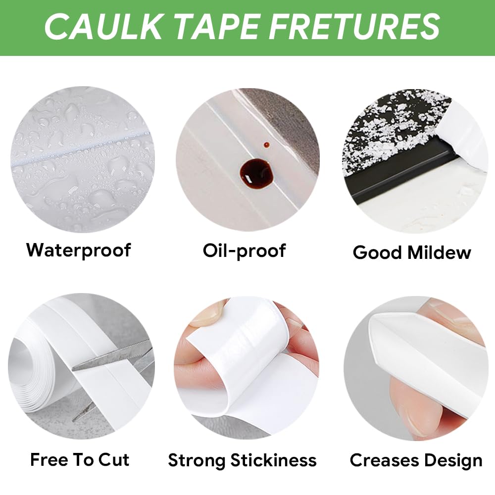 2 Pack Caulk Strip (21 Foot)