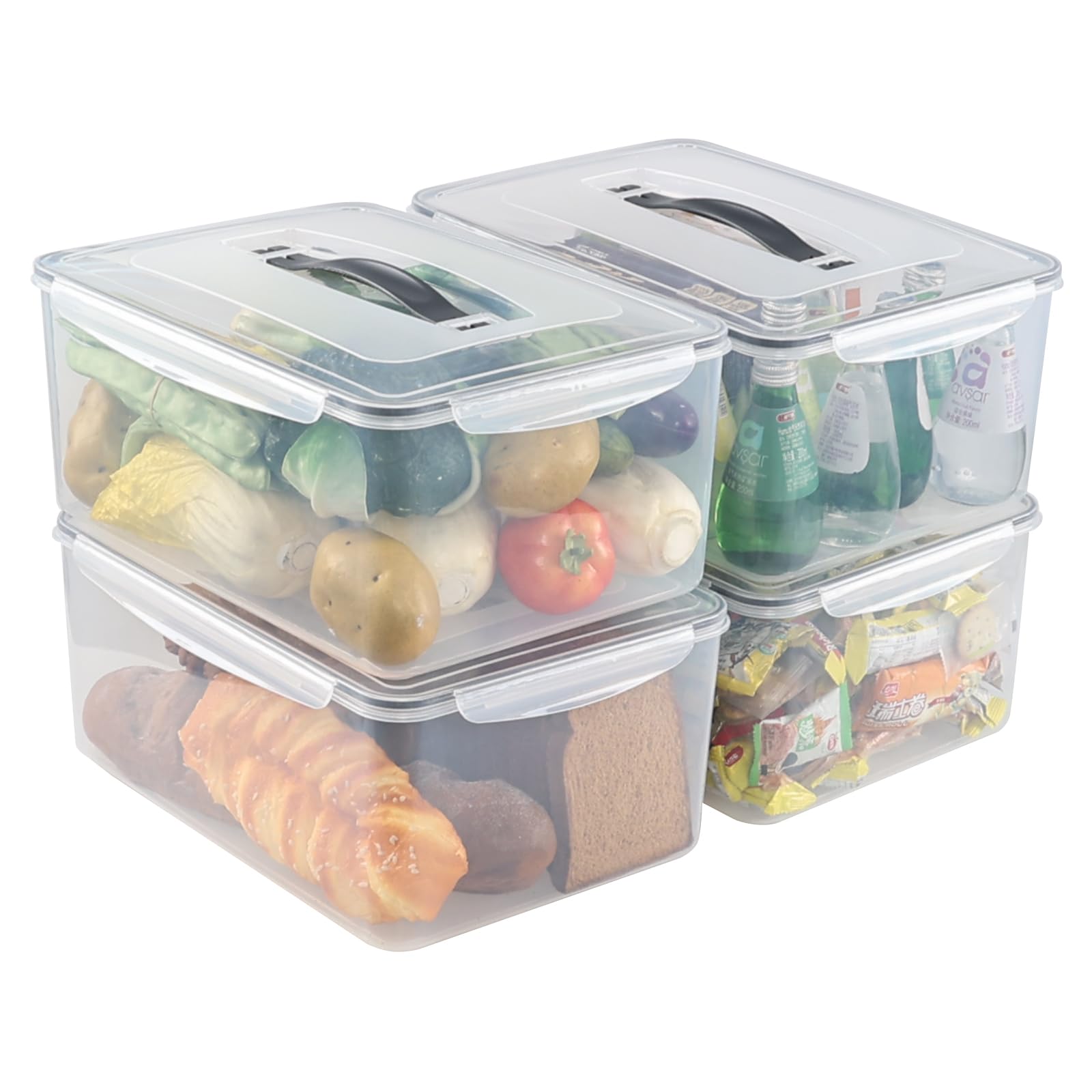 4 Pack 14.5 L Food Sealed Container (4 Count)
