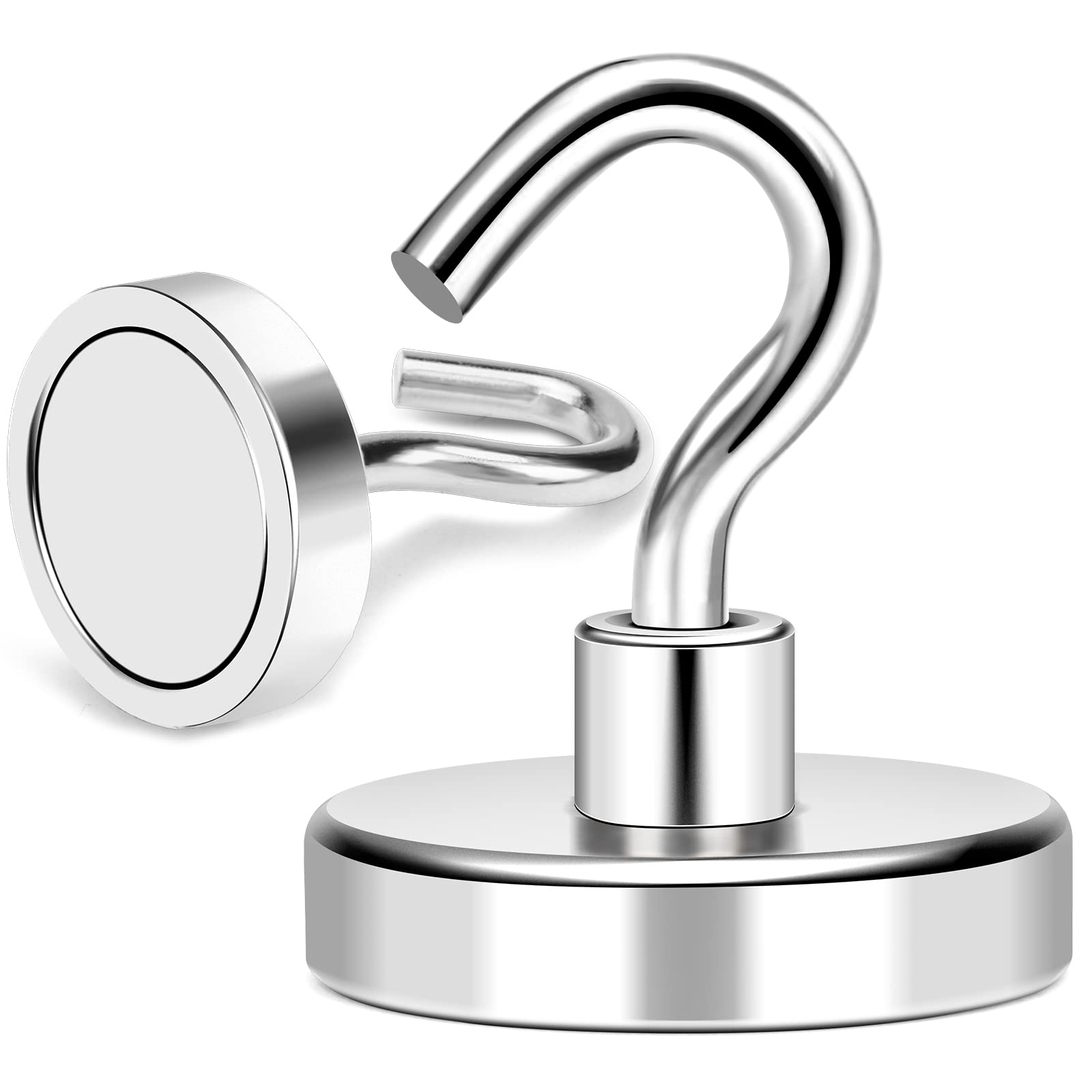 Magnetic Hooks Heavy Duty 170LB+ Strong Neodymium Magnets