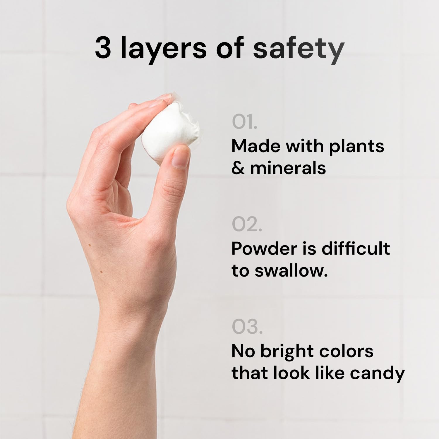 3-in-1 Laundry Detergent Pods, Free & Clear, 24 Count