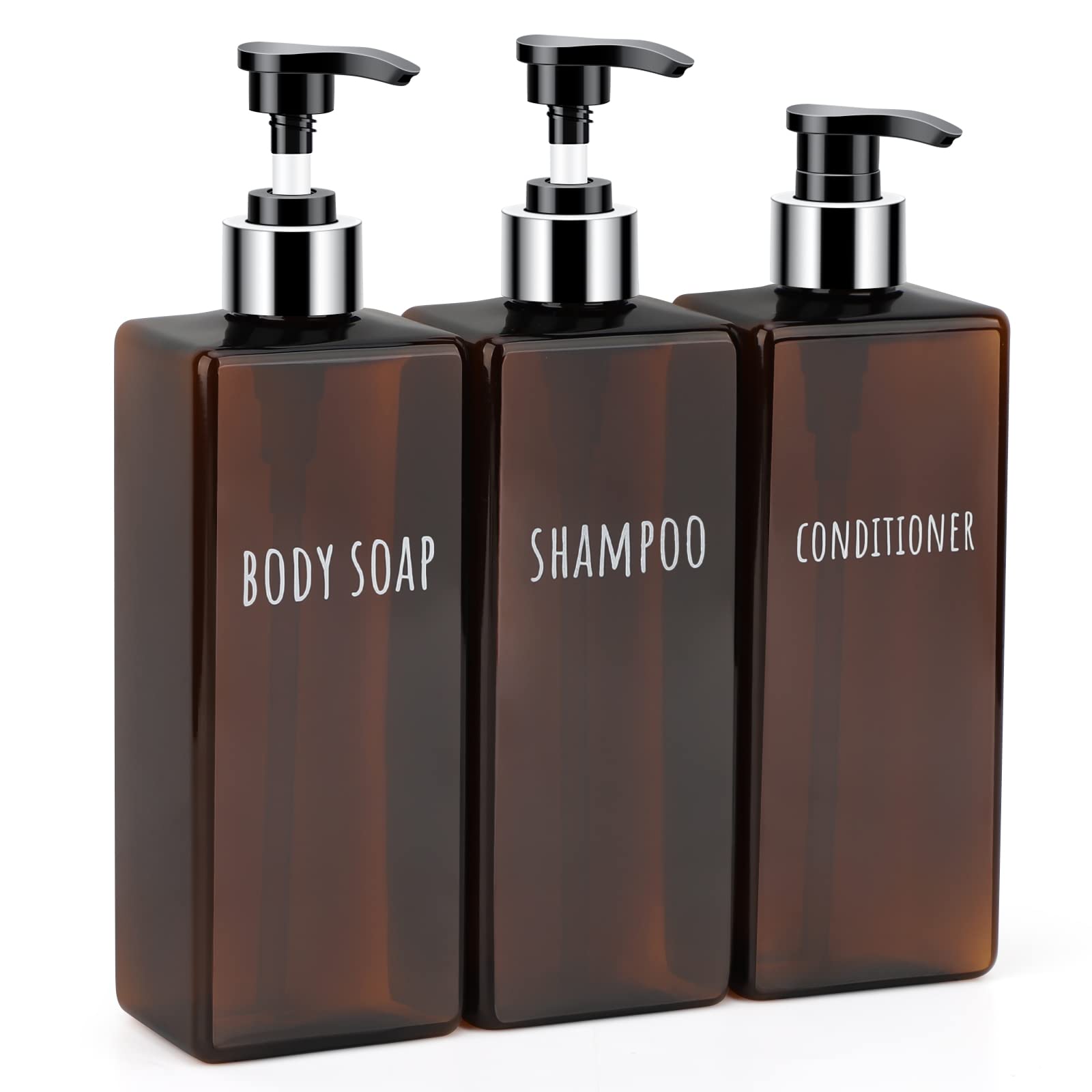 Shampoo and Conditioner Dispenser (3 Count)