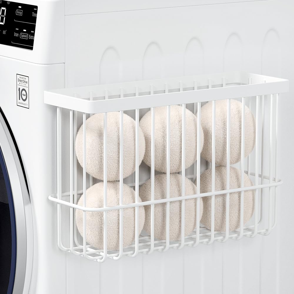 Magnetic Dryer Ball Holder for Laundry Room Organization