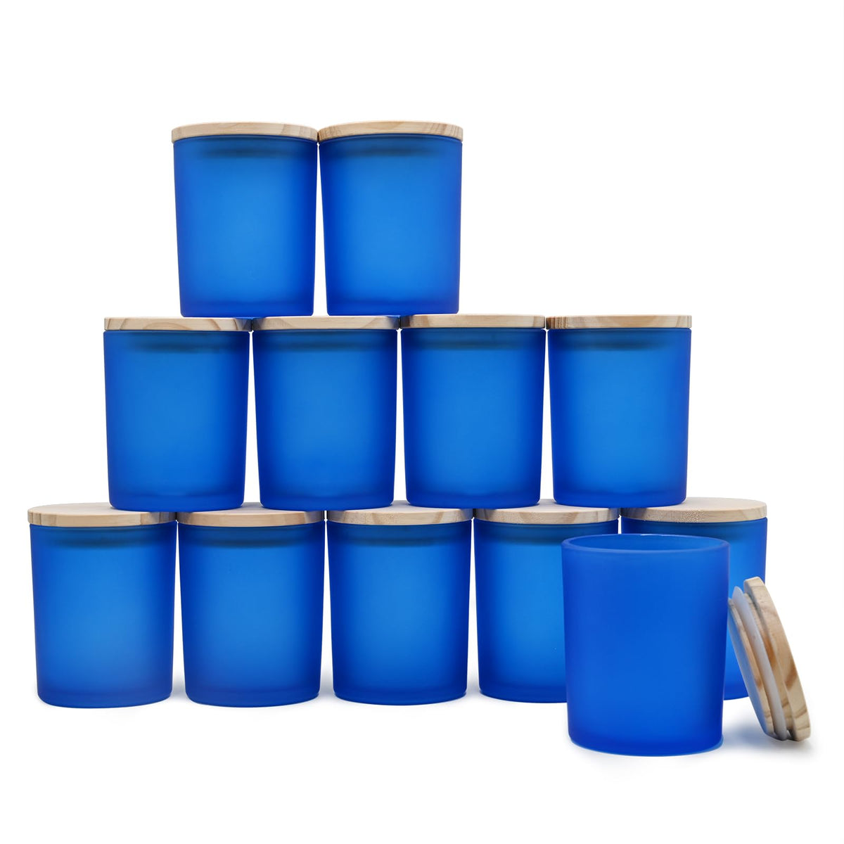 Thick Candle Jars for Making Candles 12 Pcs (12 Count)
