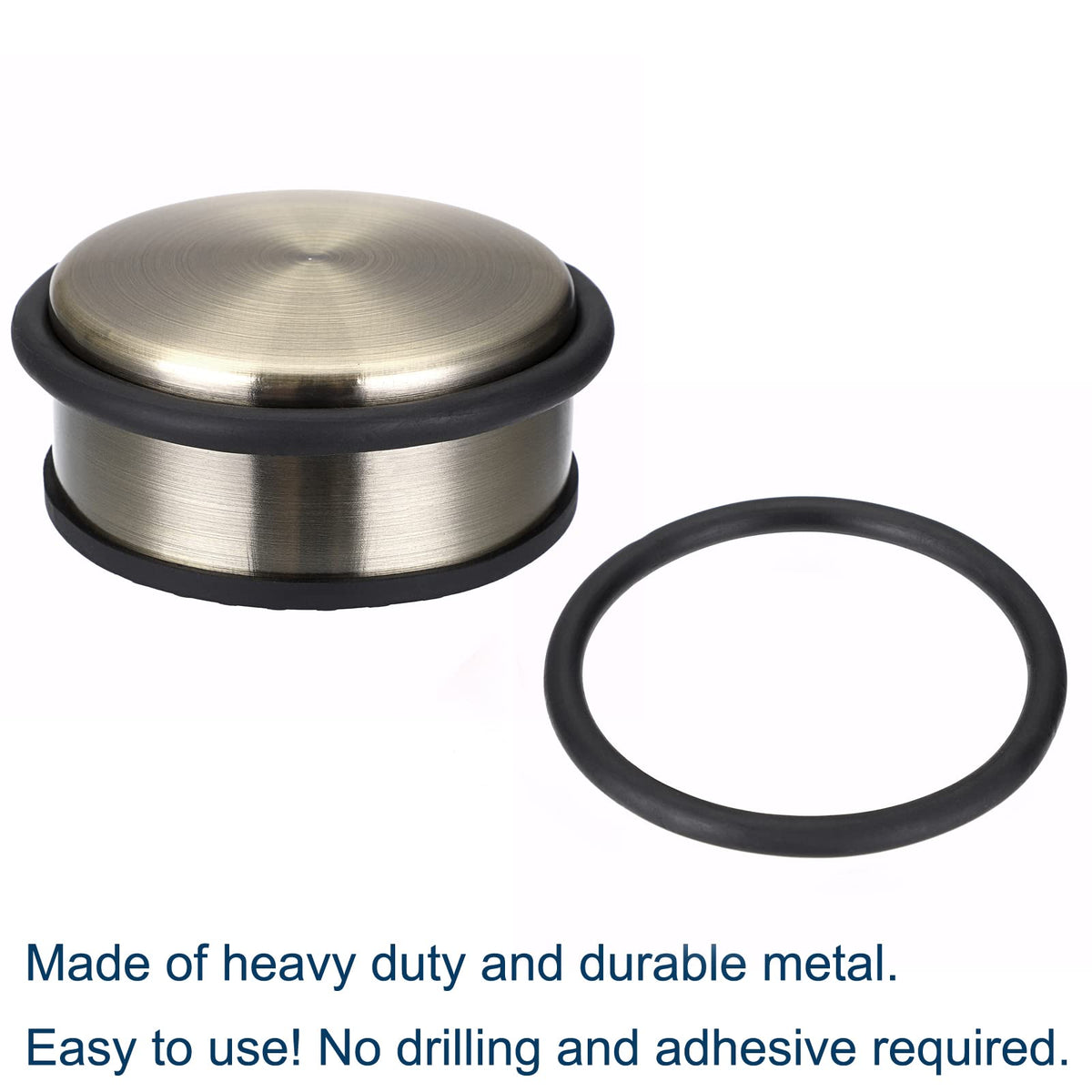 Heavy Duty Floor Door Stopper No Drill