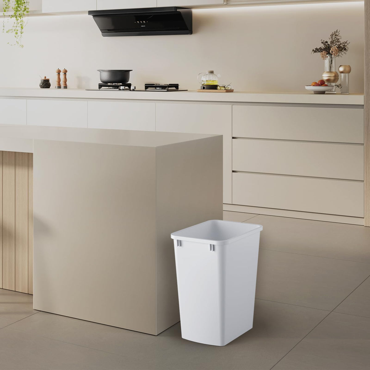 35 Quart Plastic Trash Can