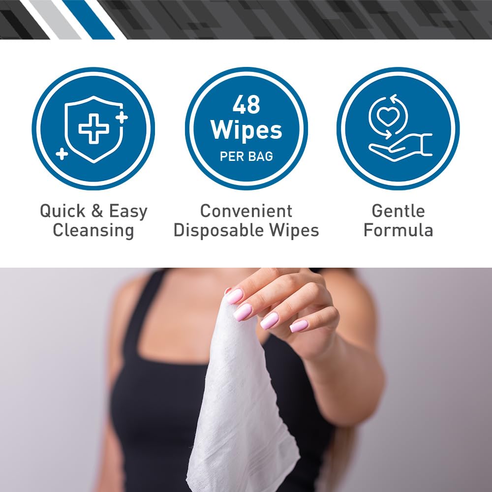 Adult Scent Free Disposable Incontinence Wipes (48 Count)