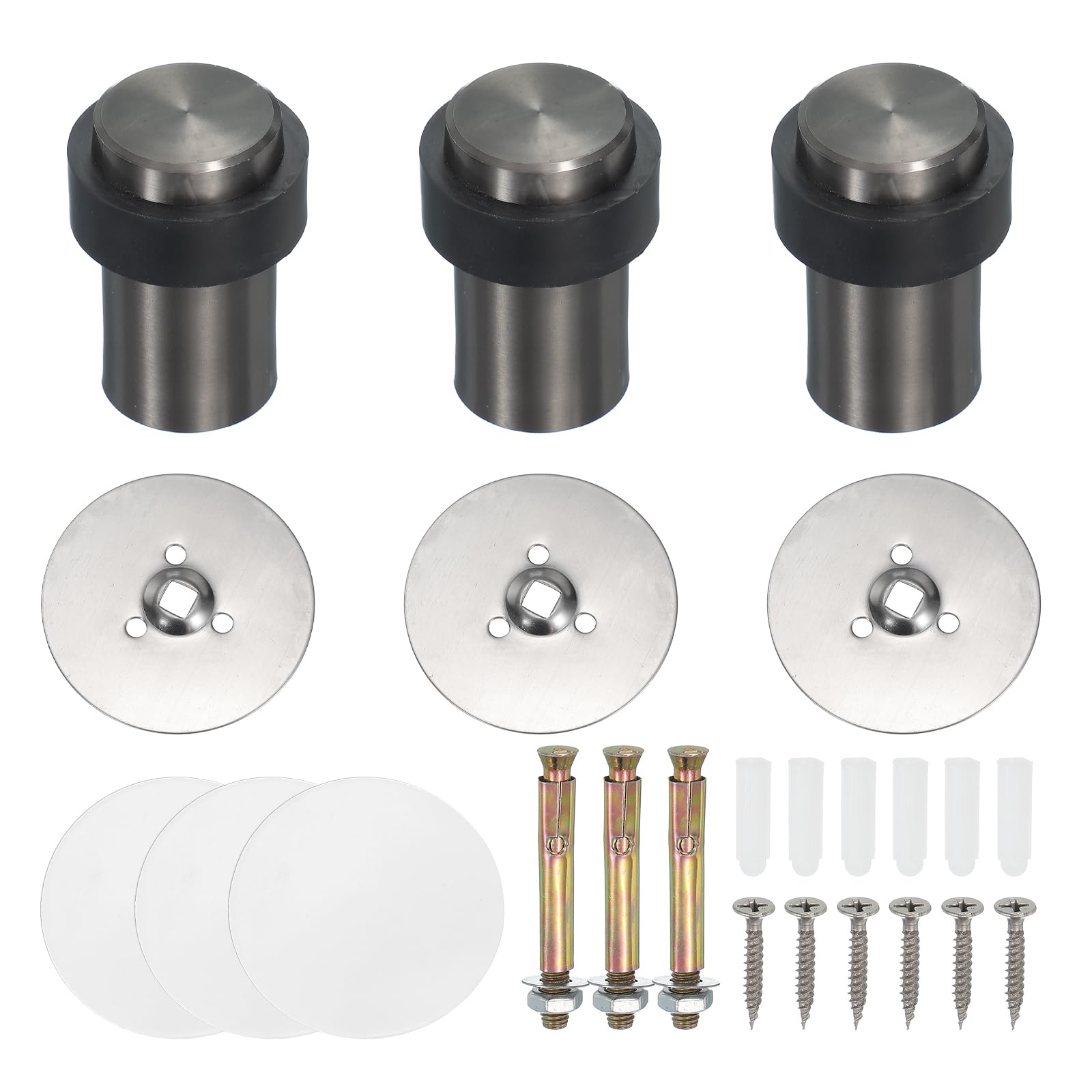3Set Round Door Stoppers