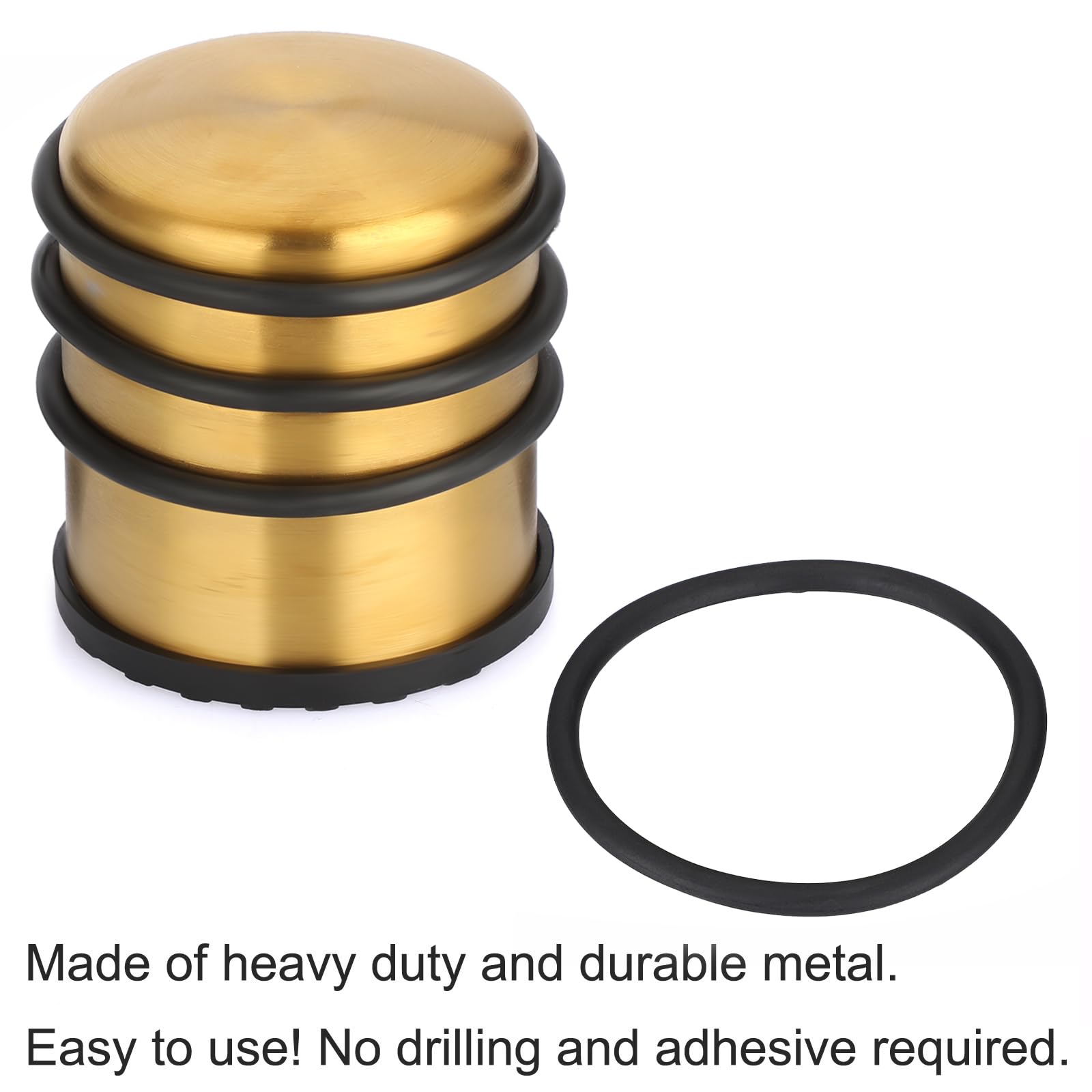 Heavy Duty Floor Door Stopper No Drill
