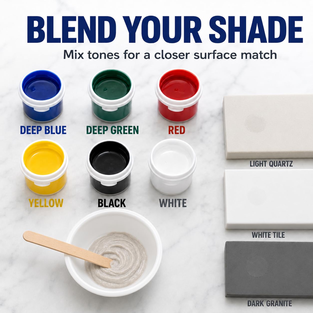 Quartz Countertop Repair Kit Color Match (2.9983 Ounce)