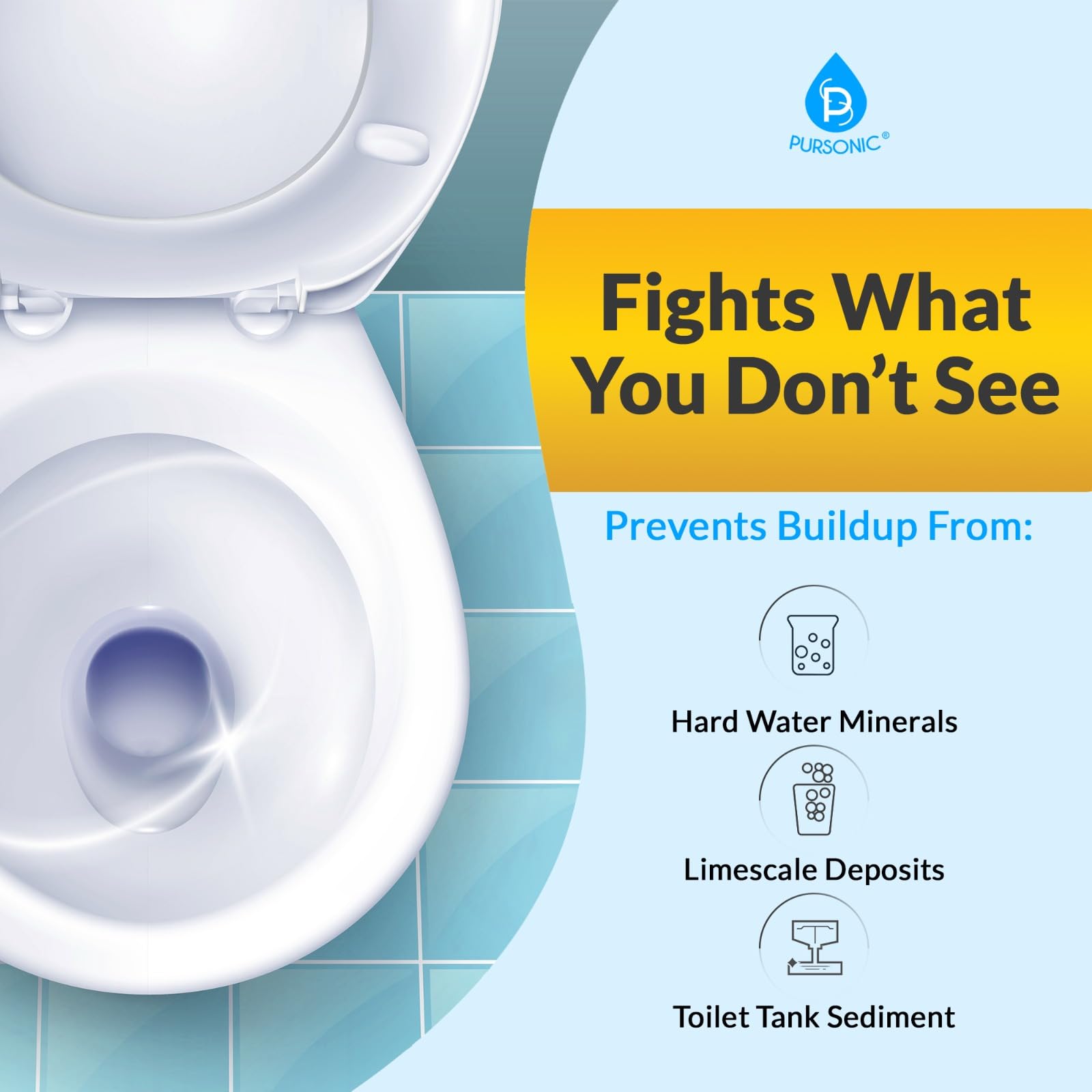 Automatic Toilet Bowl Cleaner 48 Tablets 4 Year Supply
