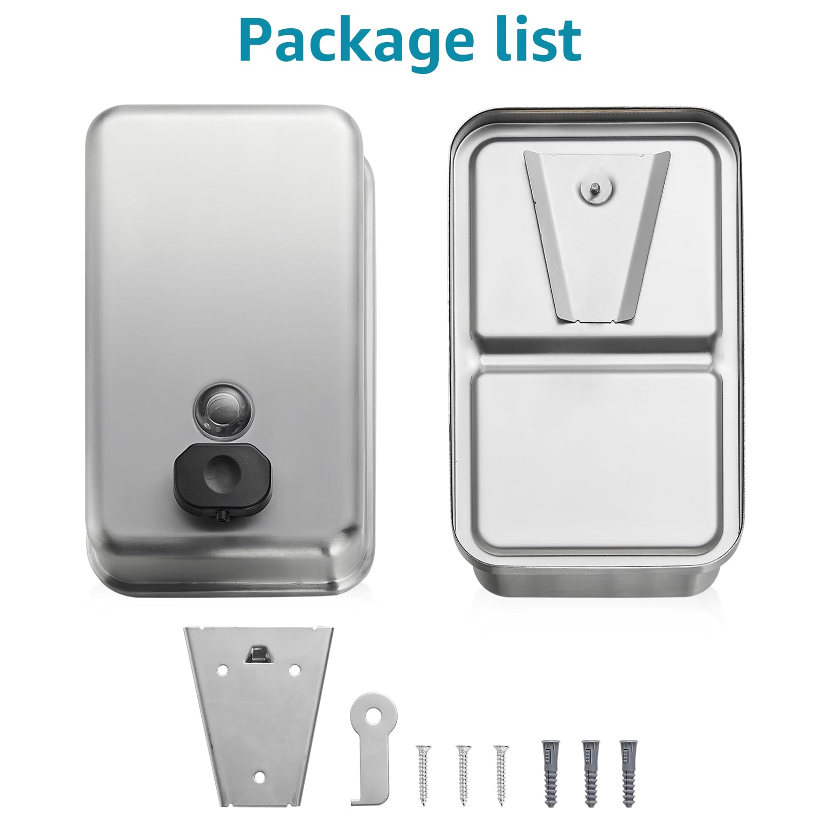 Commercial Wall Mount Soap Dispenser (2 Count)