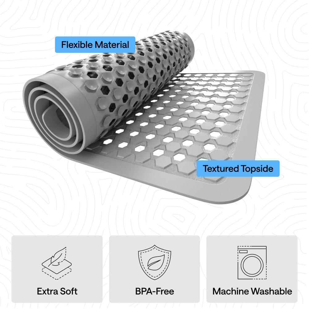 Patented Square Shower Stall Mat