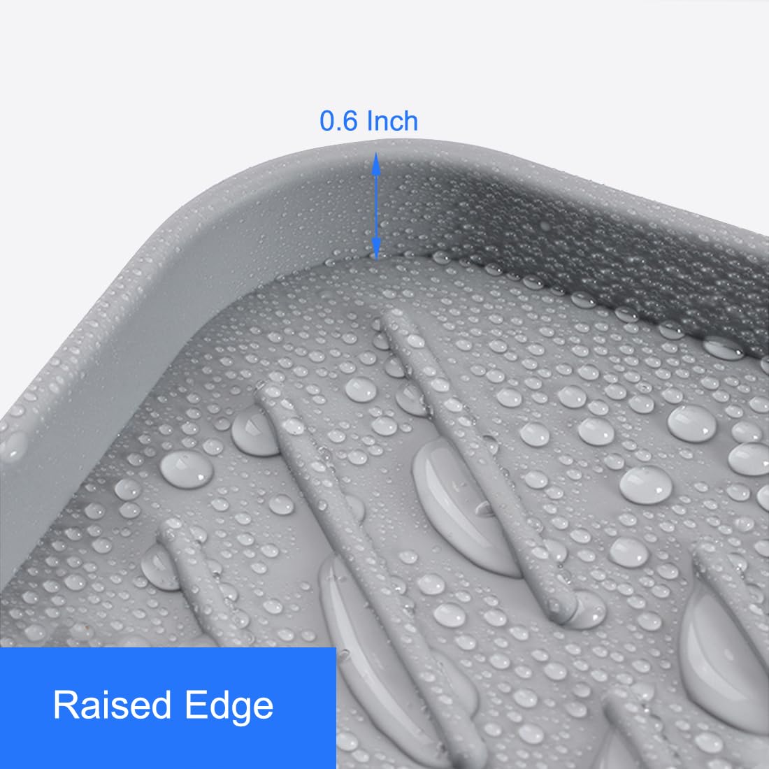 Sponge Holder with Drain Spout for Kitchen Sink
