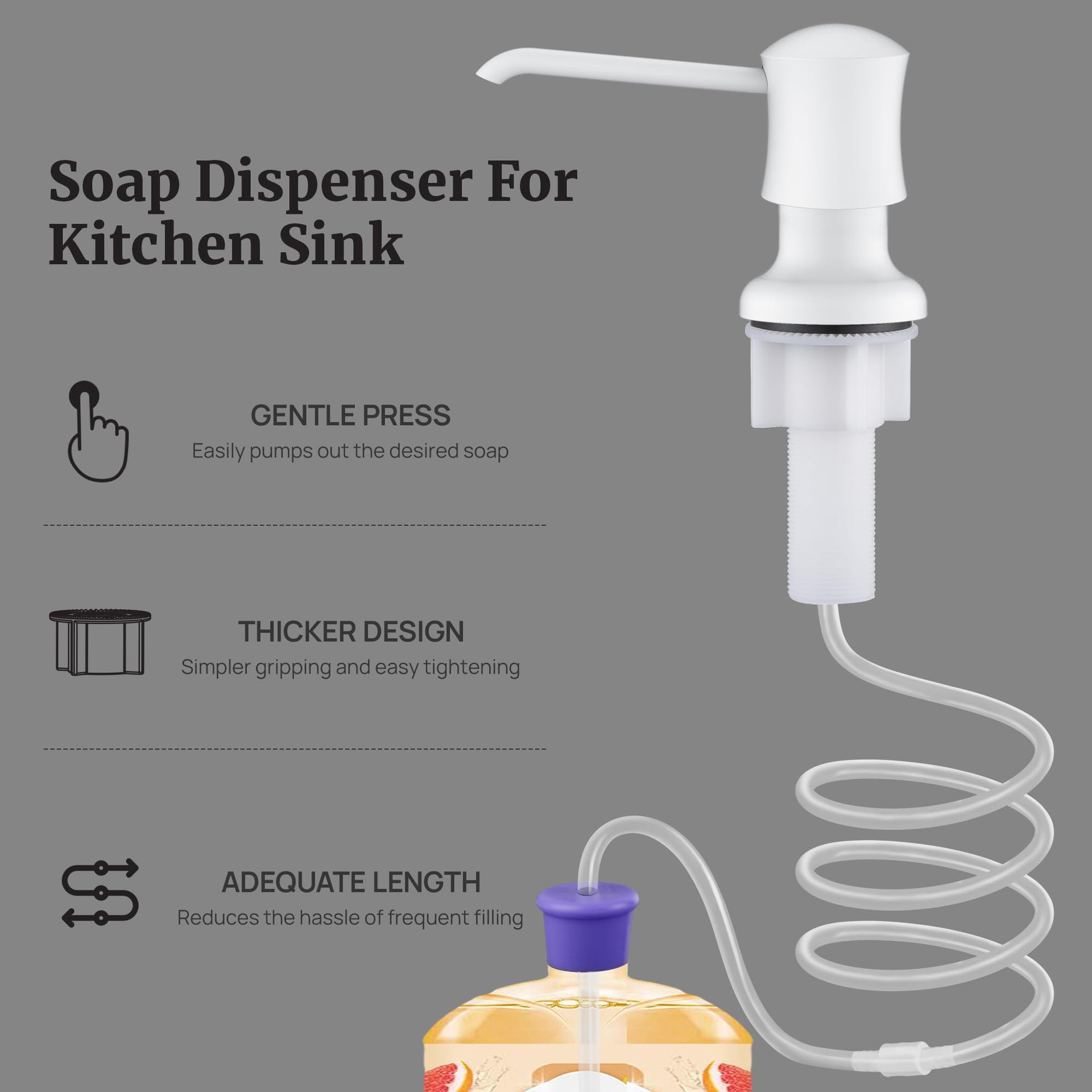 Sink Soap Dispenser with 40