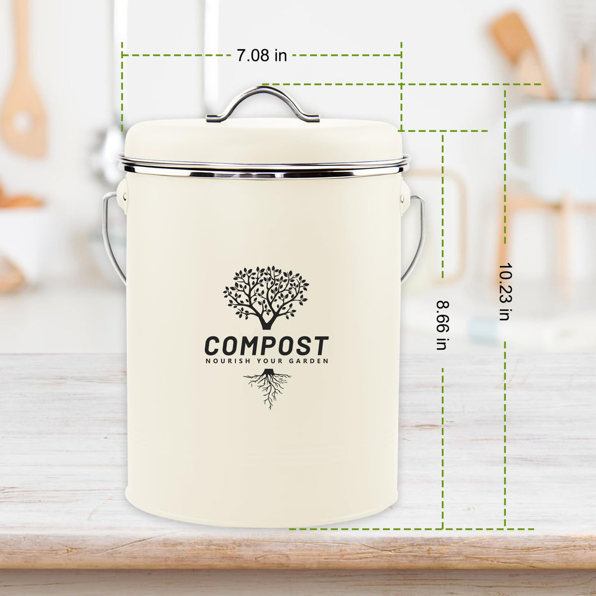 Kitchen Countertop Compost Bin