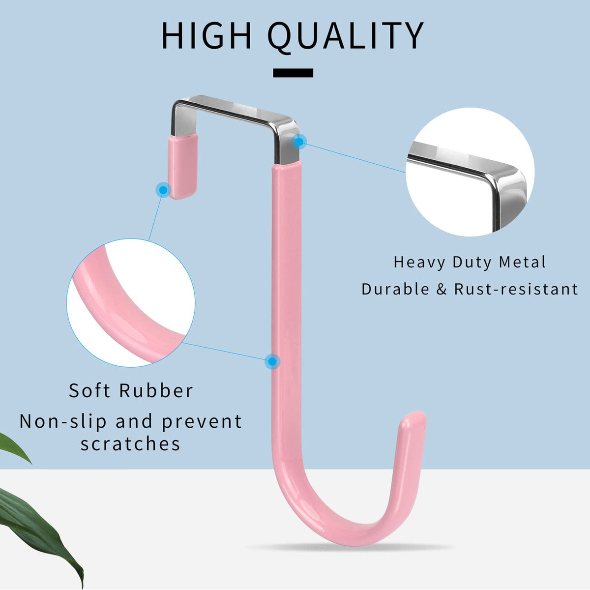 Over the Door Hooks (4 Count)