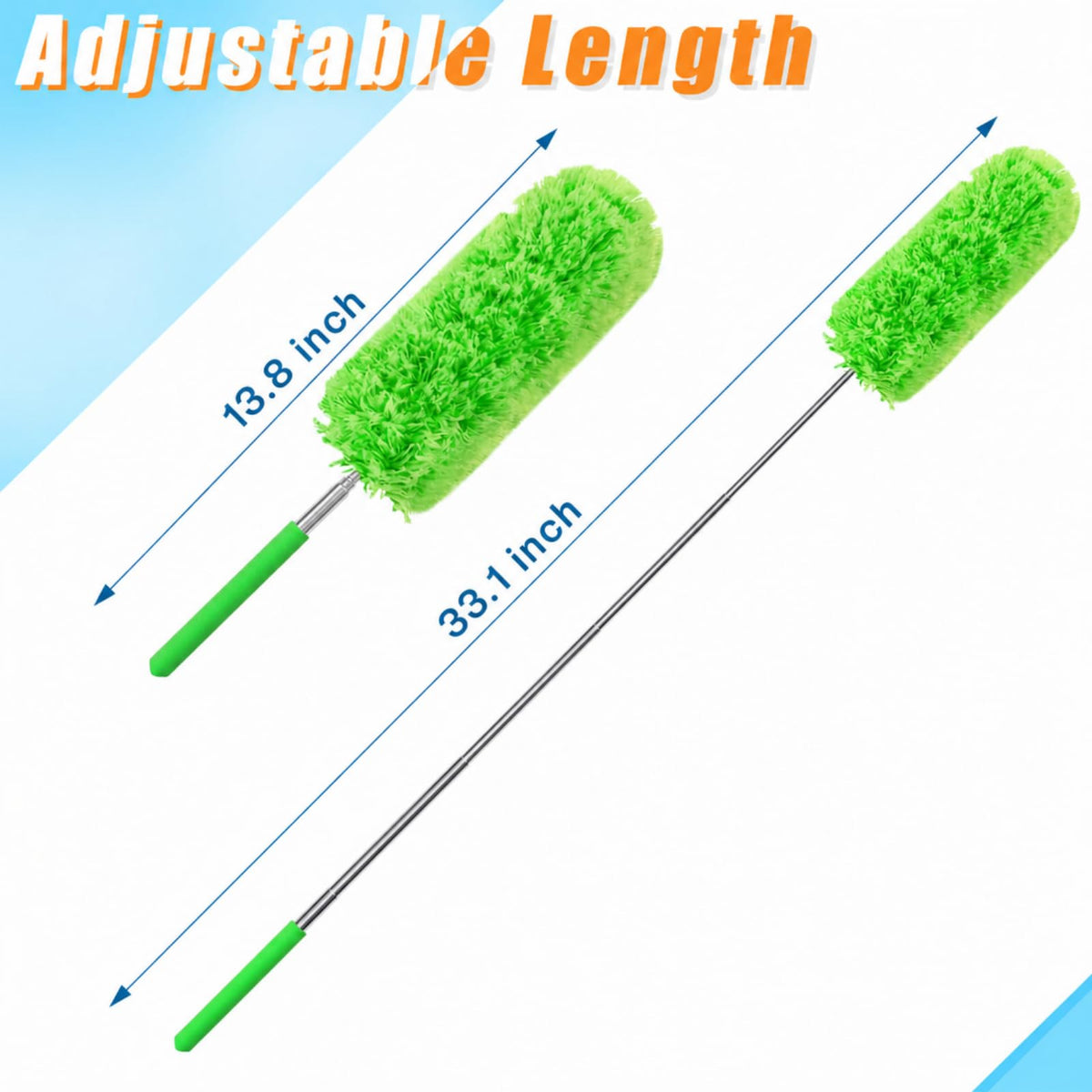 1 Pcs Microfiber Feather Duster for Cleaning