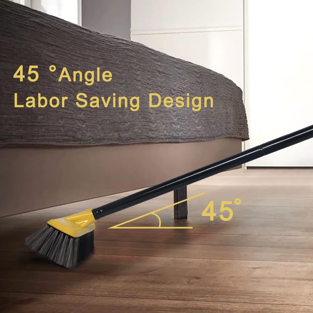 Push Broom with Long Handle