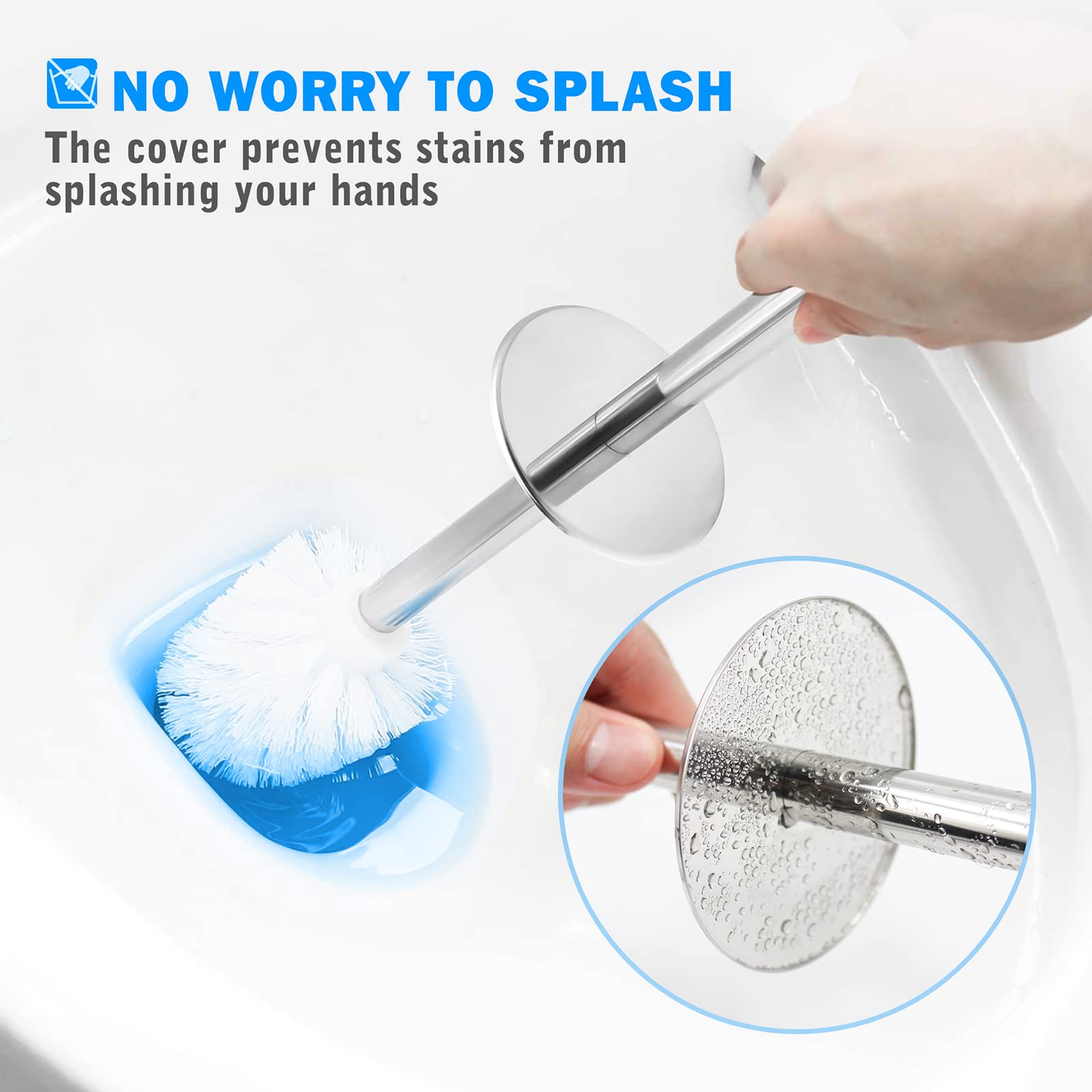 Toilet Brush and Holder (2 Count)