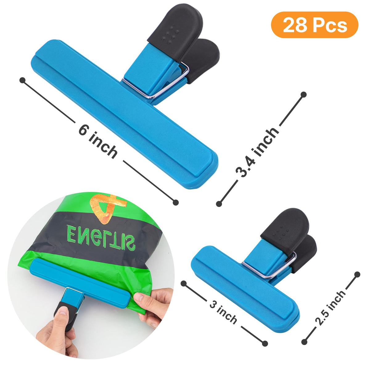 28 Pcs Chip Bag Clips (28 Count)