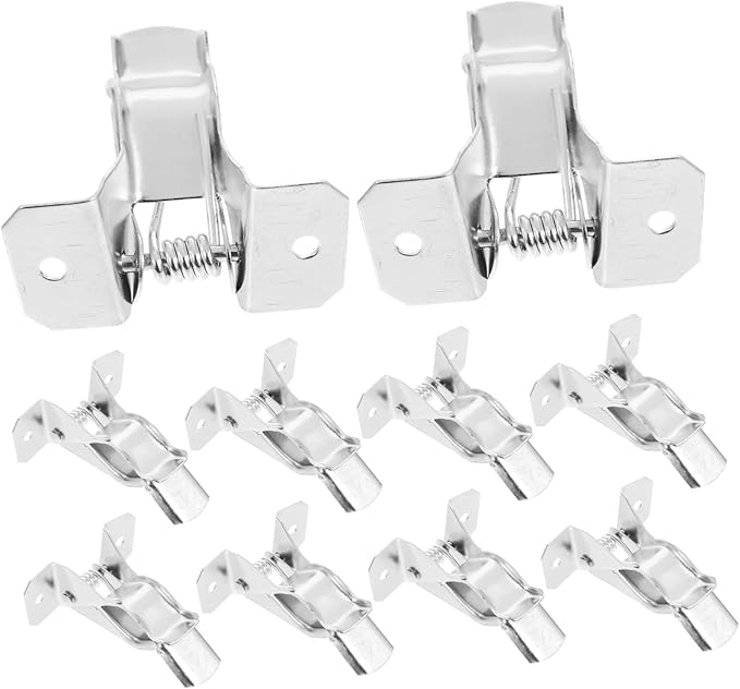 10pcs Modern Design Broom Mop Holder Wall Mounted Iron Broom Gripper for Heavy Duty Cleaning Supplies Organization