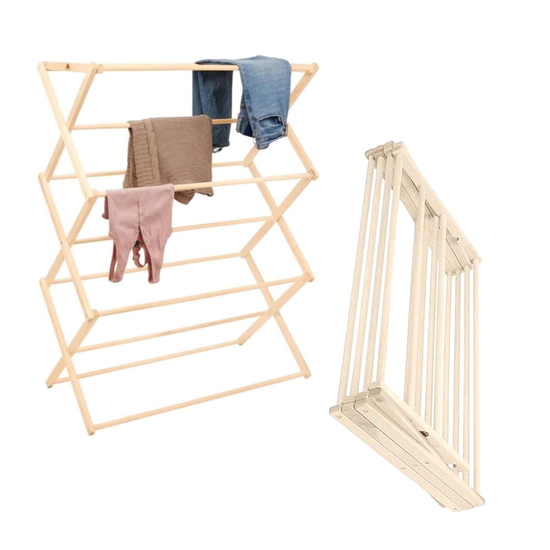 Premium American Maple Clothes Drying Rack