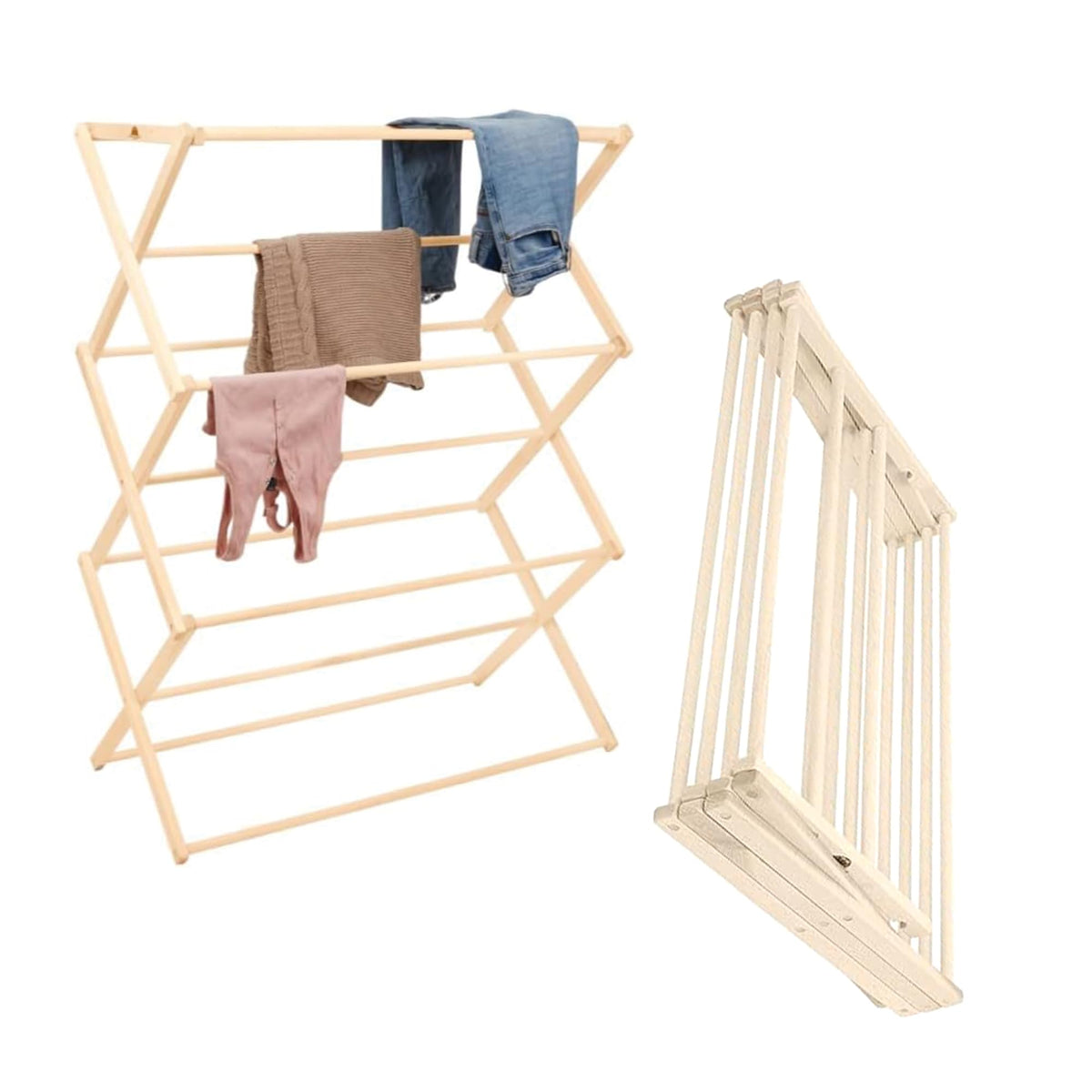Premium American Maple Clothes Drying Rack