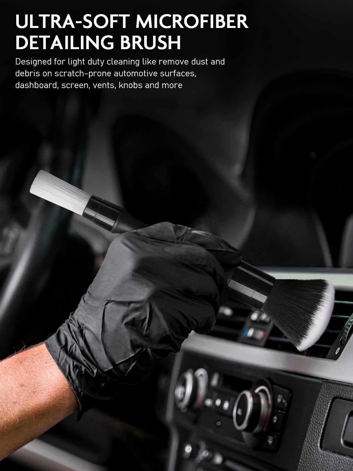 9PCS Car Detailing Brush Set