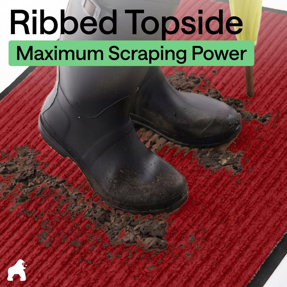 Waterproof Traffic Guard Door Mat (2 Count)