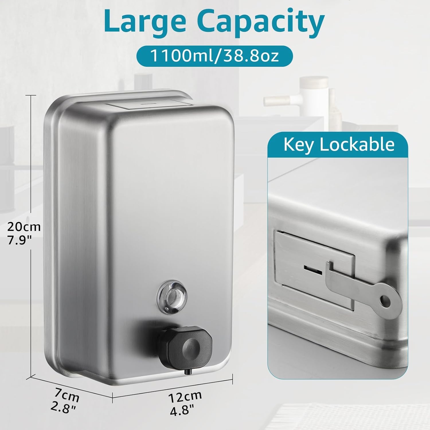 Commercial Wall Mount Soap Dispenser