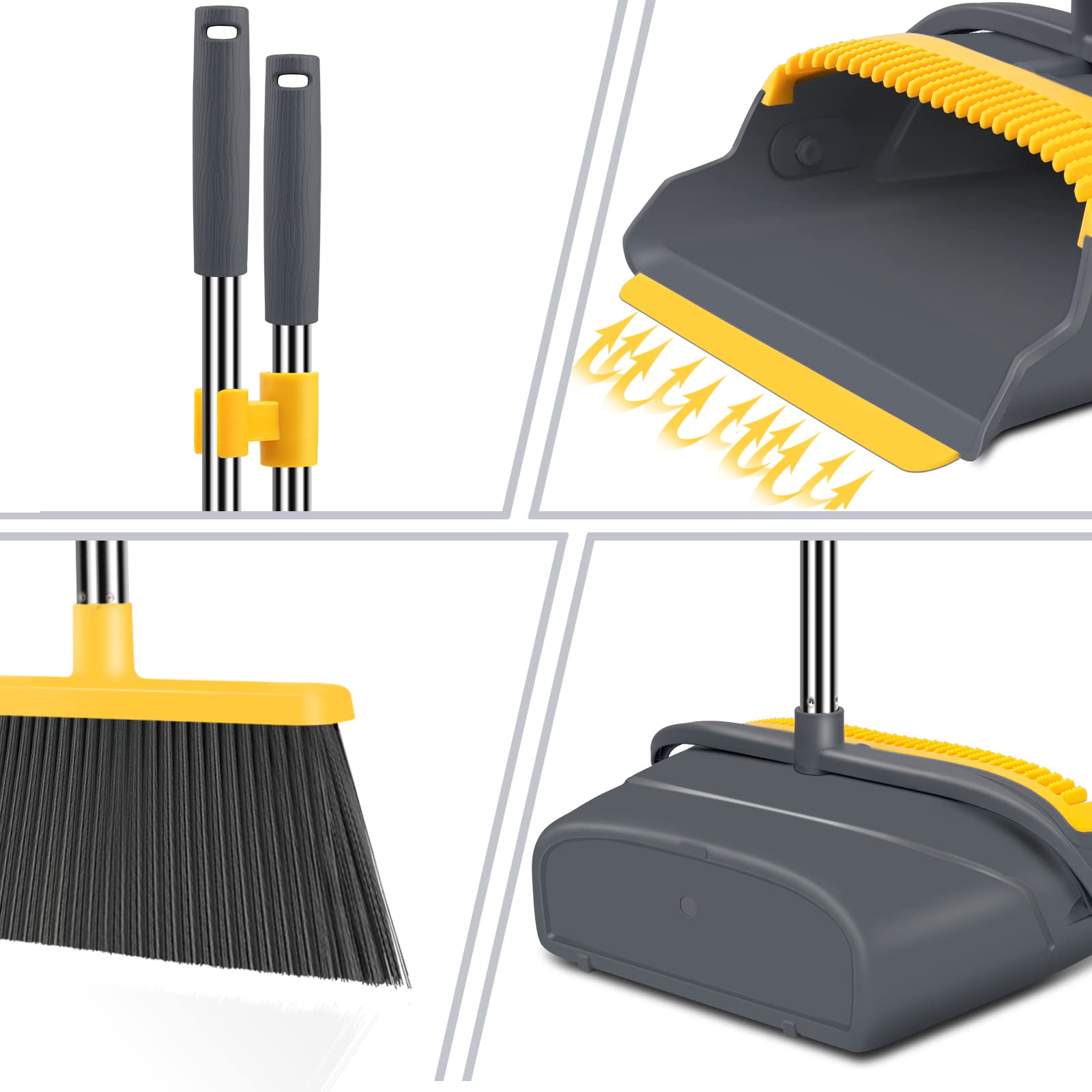 Upgrade Broom and Dustpan Set